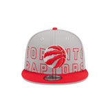 New Era 9Fifty NBA 2023 Draft Toronto Raptors Grey Red