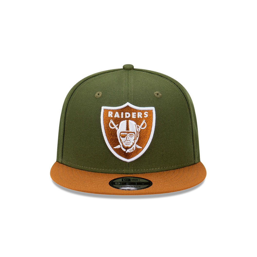 New Era 9Fifty NFL Rifle Green Peanut Las Vegas Raiders