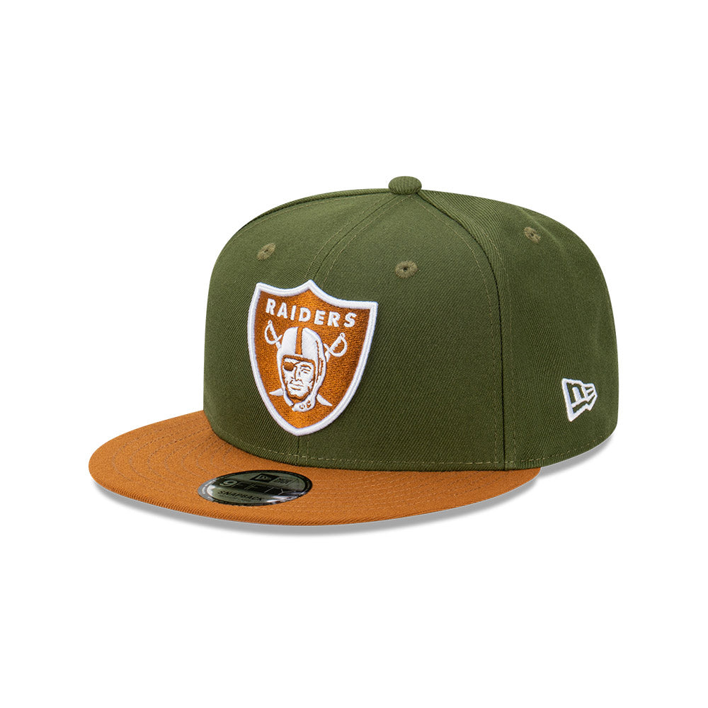 New Era 9Fifty NFL Rifle Green Peanut Las Vegas Raiders