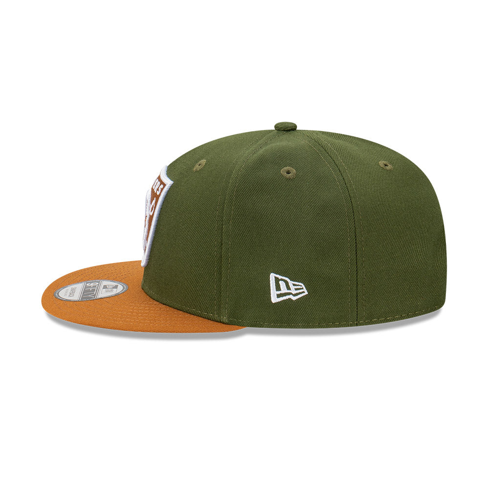 New Era 9Fifty NFL Rifle Green Peanut Las Vegas Raiders