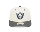 New Era 9Fifty Pre Curve NFL Chrome Graph Las Vegas Raiders