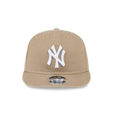 New Era 9Fifty Retro Crown MLB Washed Earthtone New York Yankees British Khaki