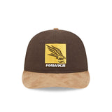 New Era 9Fifty Retro Crown Strapback AFL 2025 Team Retro Contrast Hawthorn Hawks