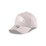 New Era 9Forty A-Frame AFL 2025 Supporter Grey White Adelaide Crows