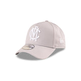 New Era 9Forty A-Frame AFL 2025 Supporter Grey White Melbourne Demons