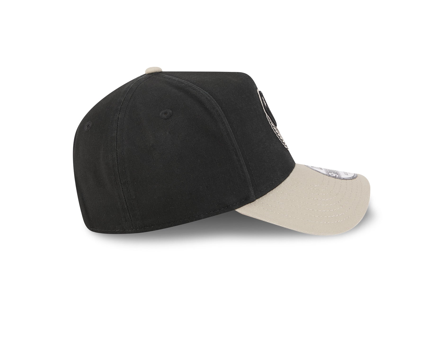 New Era 9Forty A-Frame AFL 2Tone Washed Pebble Collingwood Magpies Black/Stone