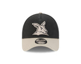 New Era 9Forty A-Frame AFL 2Tone Washed Pebble North Melbourne Kangaroos Black/Stone