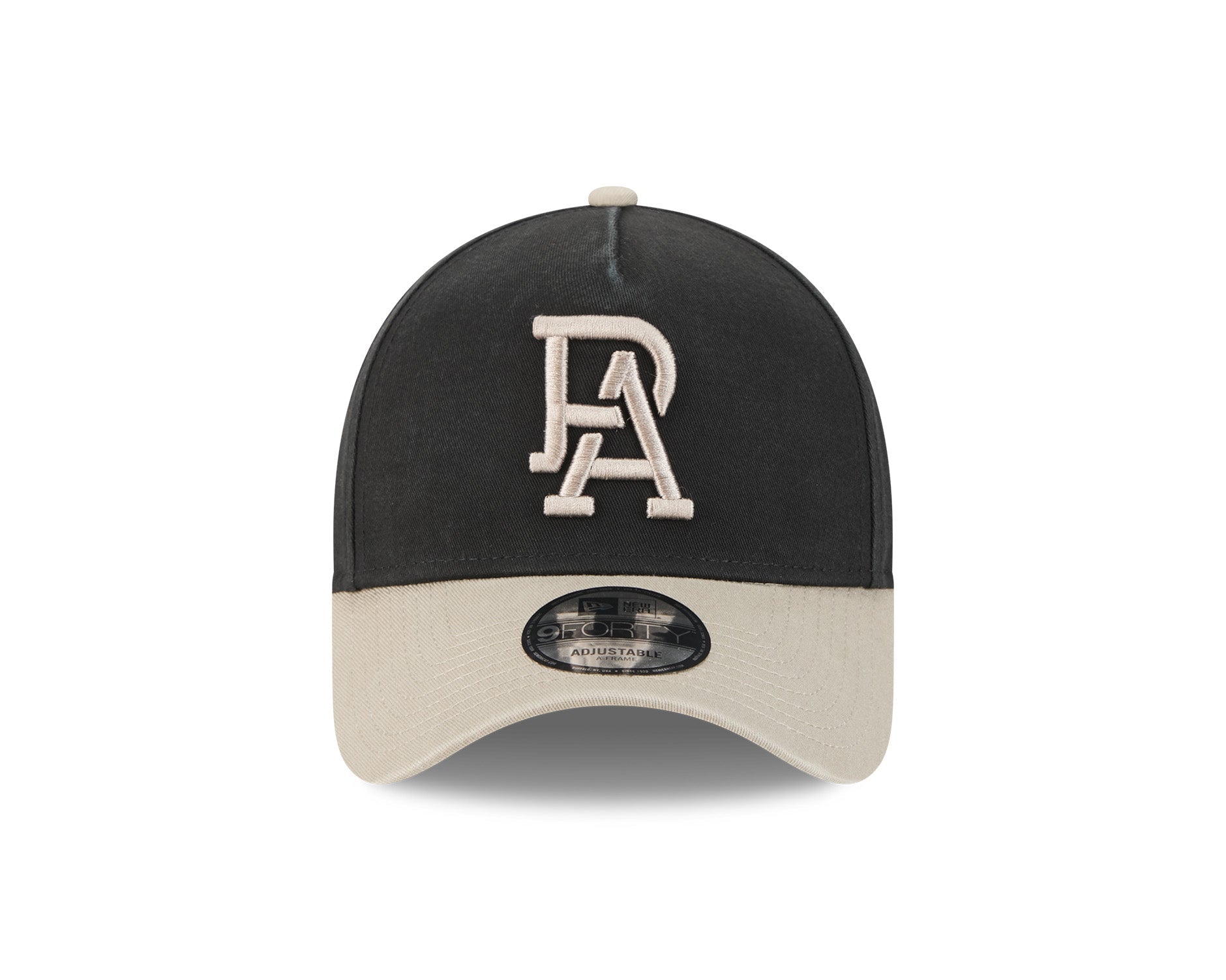 New Era 9Forty A-Frame AFL 2Tone Washed Pebble Port Adelaide Power Black/Stone