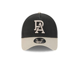 New Era 9Forty A-Frame AFL 2Tone Washed Pebble Port Adelaide Power Black/Stone