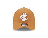 New Era 9Forty A-Frame AFL Canvas Carlton Blues Bronze