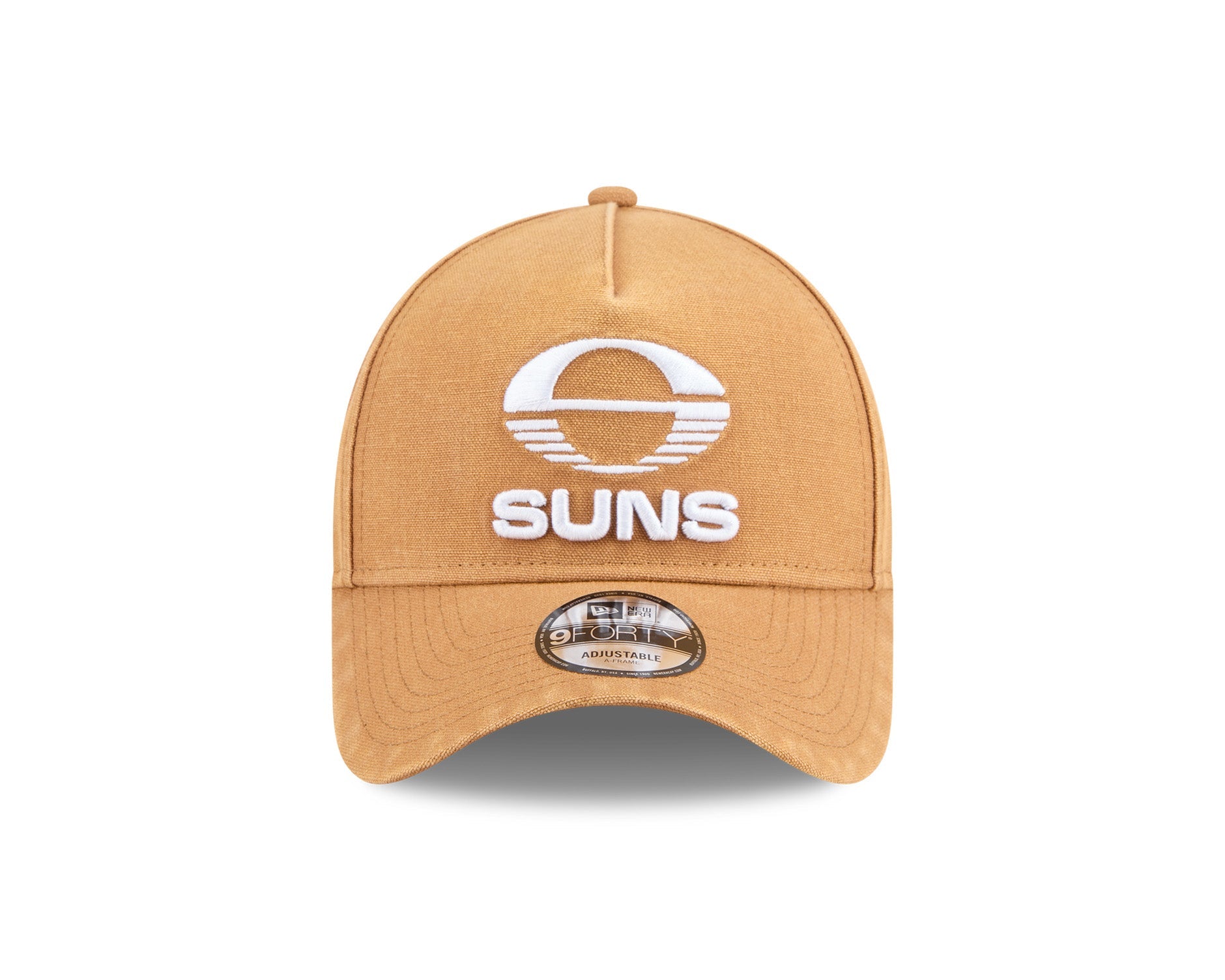New Era 9Forty A-Frame AFL Canvas Gold Coast Suns Bronze