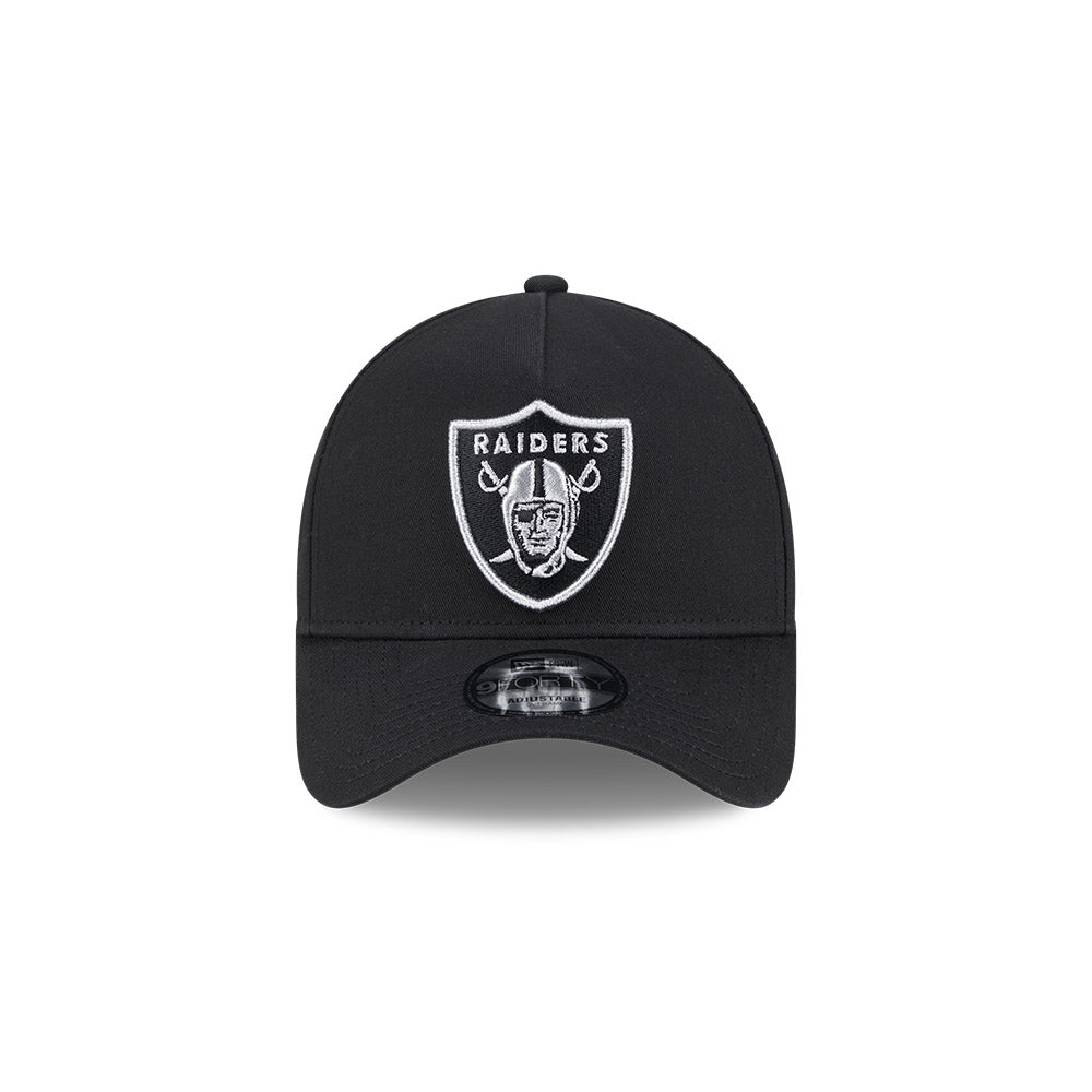 New Era 9Forty A Frame Metallic NFL Las Vegas Raiders Black Grey