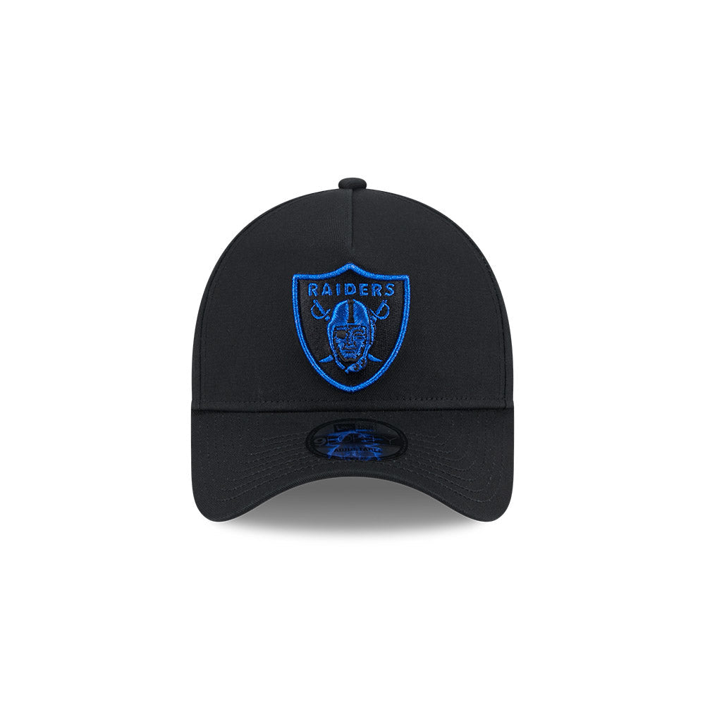 New Era 9Forty A Frame Metallic NFL Las Vegas Raiders Black Royal