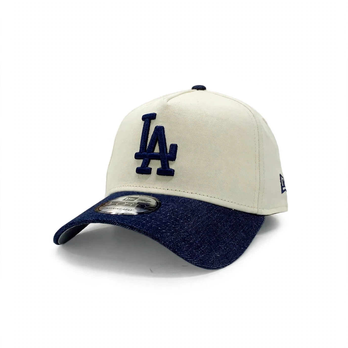 New Era 9Forty A-Frame MLB 2Tone Chrome Denim Los Angeles Dodgers