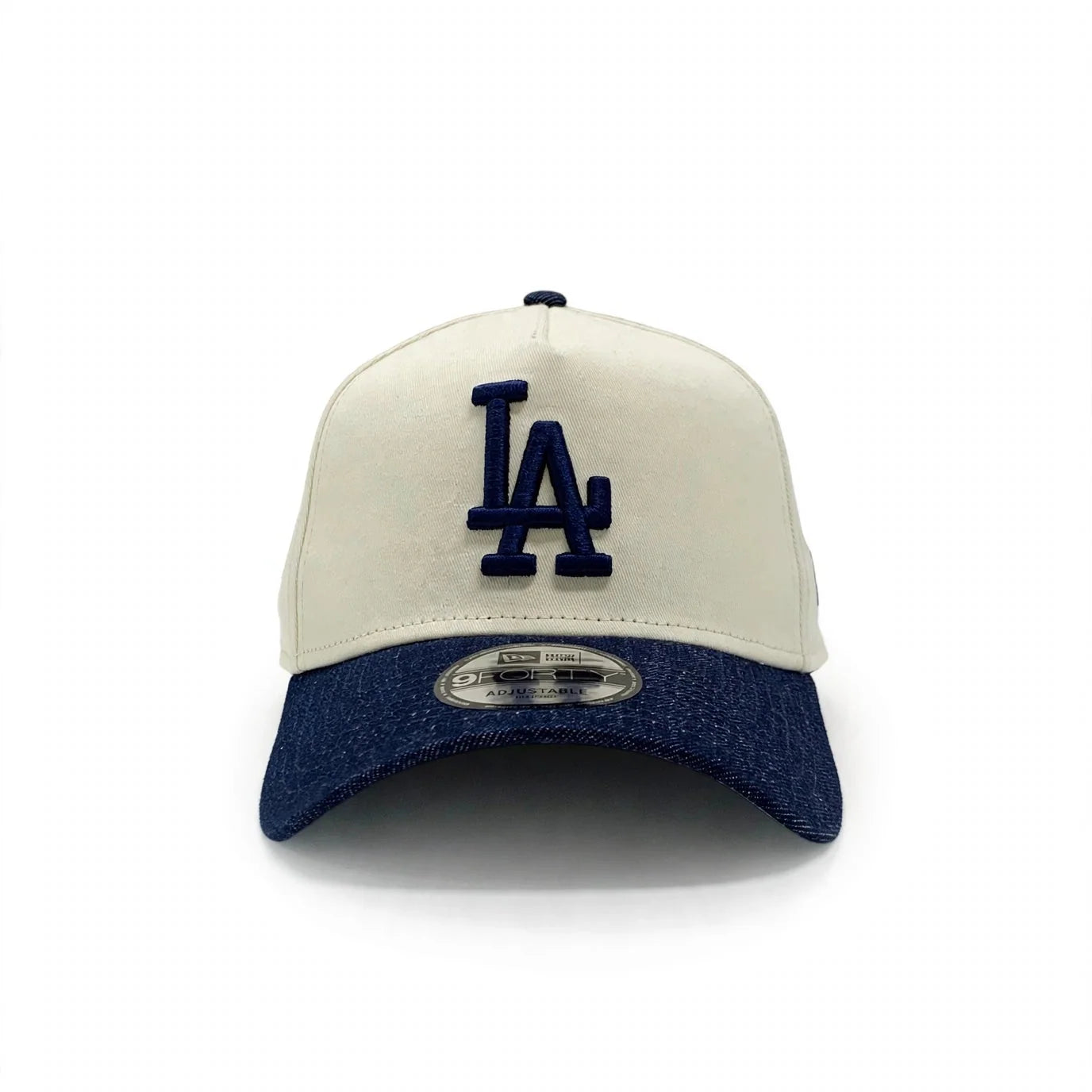 New Era 9Forty A-Frame MLB 2Tone Chrome Denim Los Angeles Dodgers