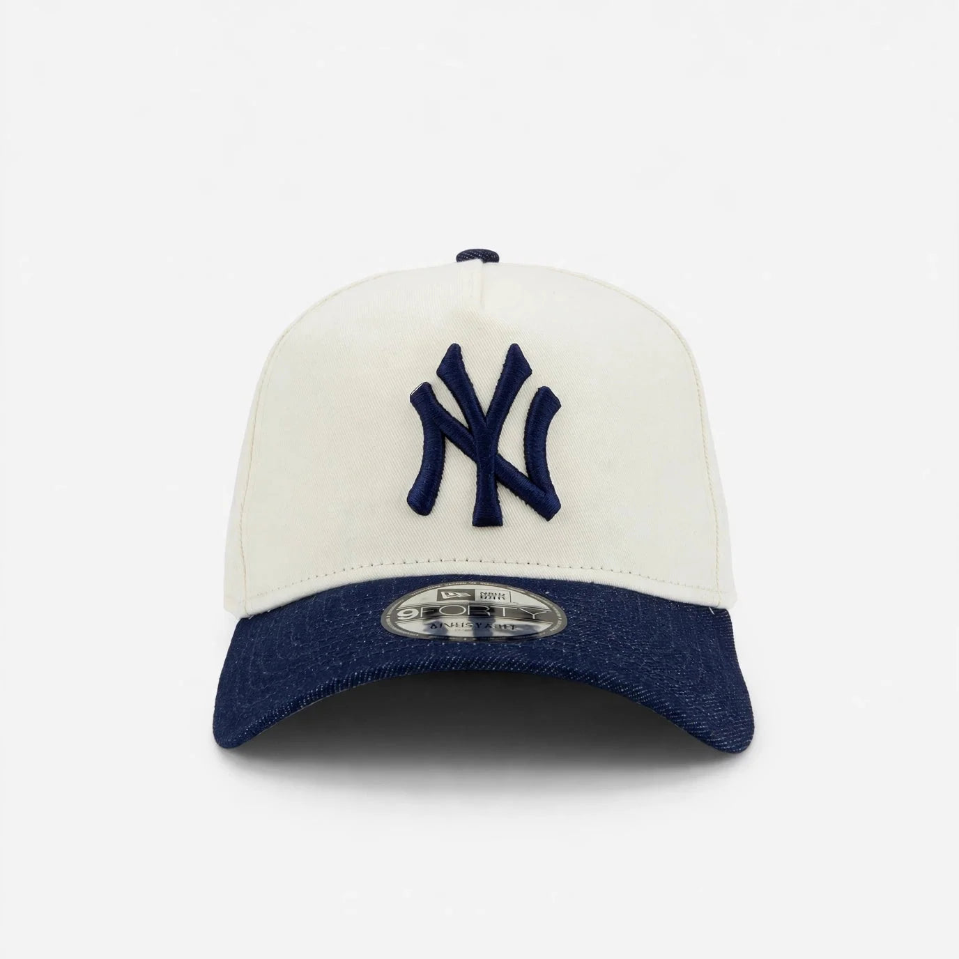 New Era 9Forty A-Frame MLB 2Tone Chrome Denim New York Yankees