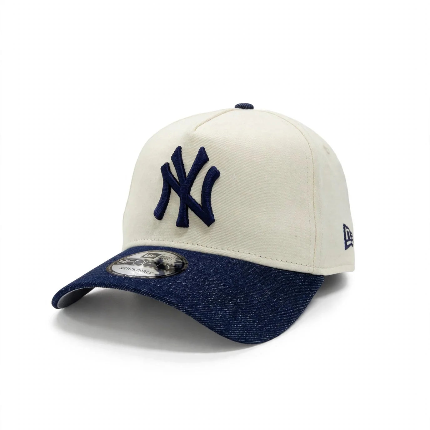 New Era 9Forty A-Frame MLB 2Tone Chrome Denim New York Yankees