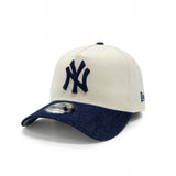 New Era 9Forty A-Frame MLB 2Tone Chrome Denim New York Yankees