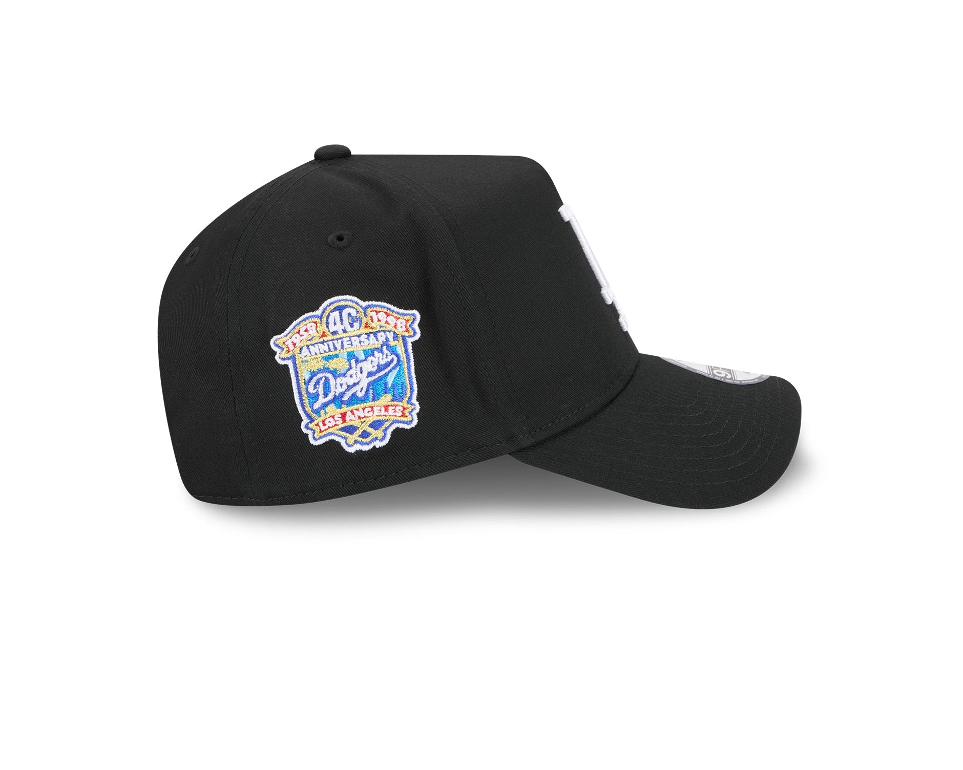 New Era 9Forty A-Frame MLB Anniversary Los Angeles Dodgers Black