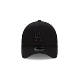 New Era 9Forty A-Frame MLB Black On Black Los Angeles Dodgers