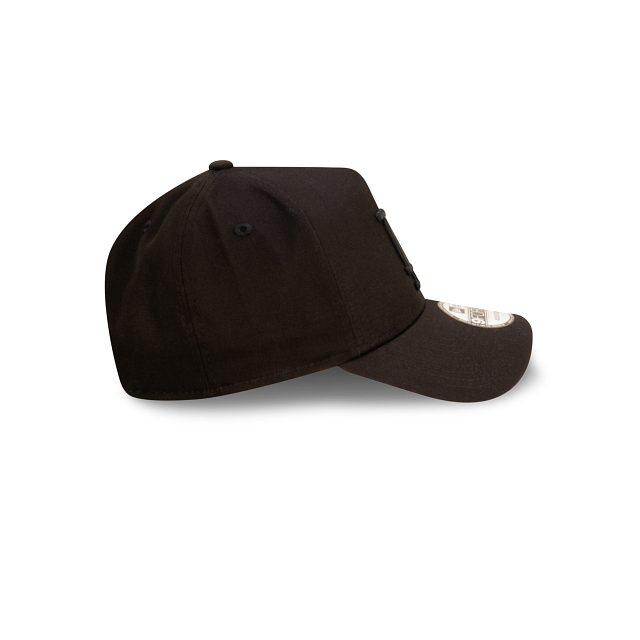New Era 9Forty A-Frame MLB Black On Black Los Angeles Dodgers