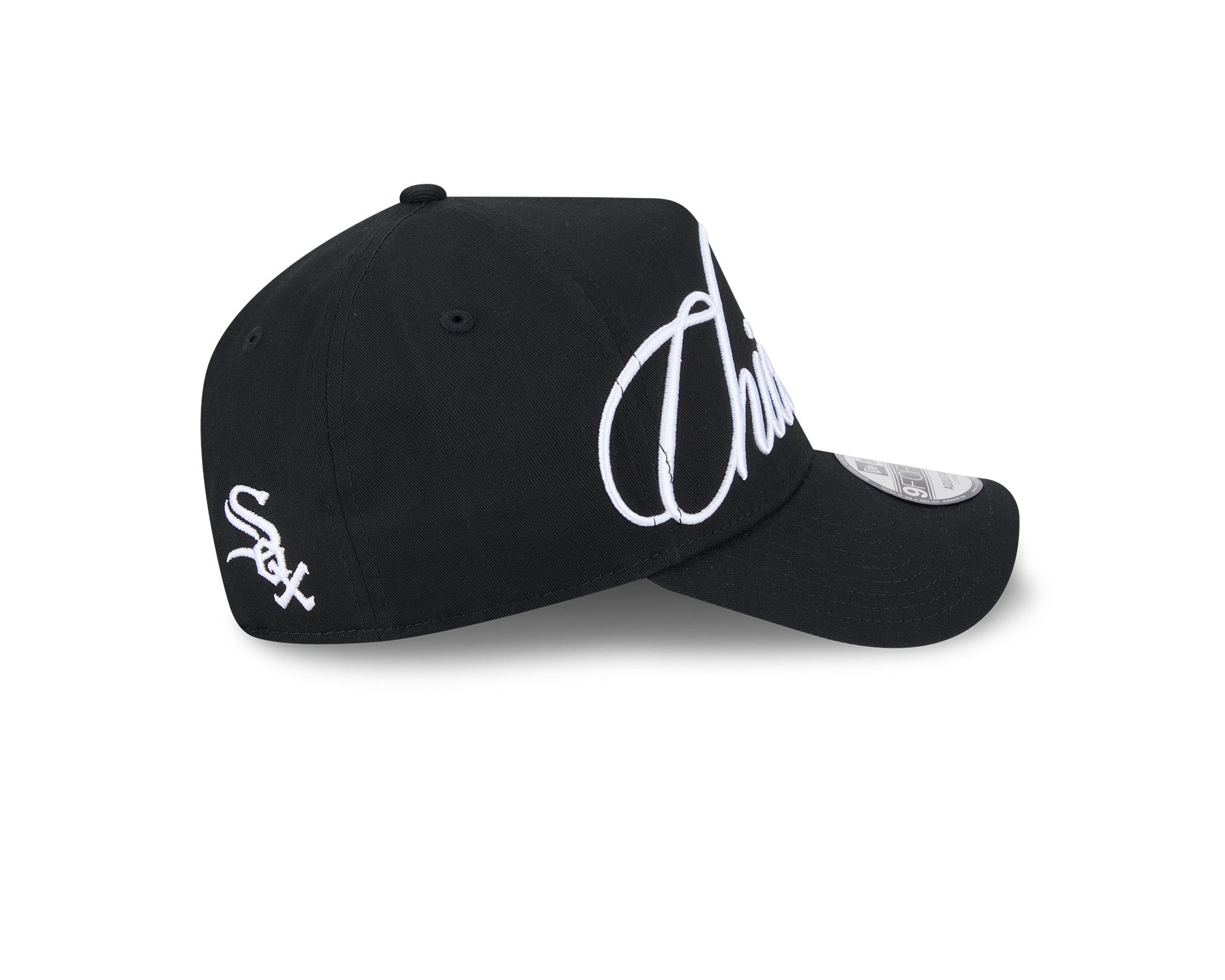 New Era 9Forty A-Frame MLB Calligraphic Chicago White Sox Black