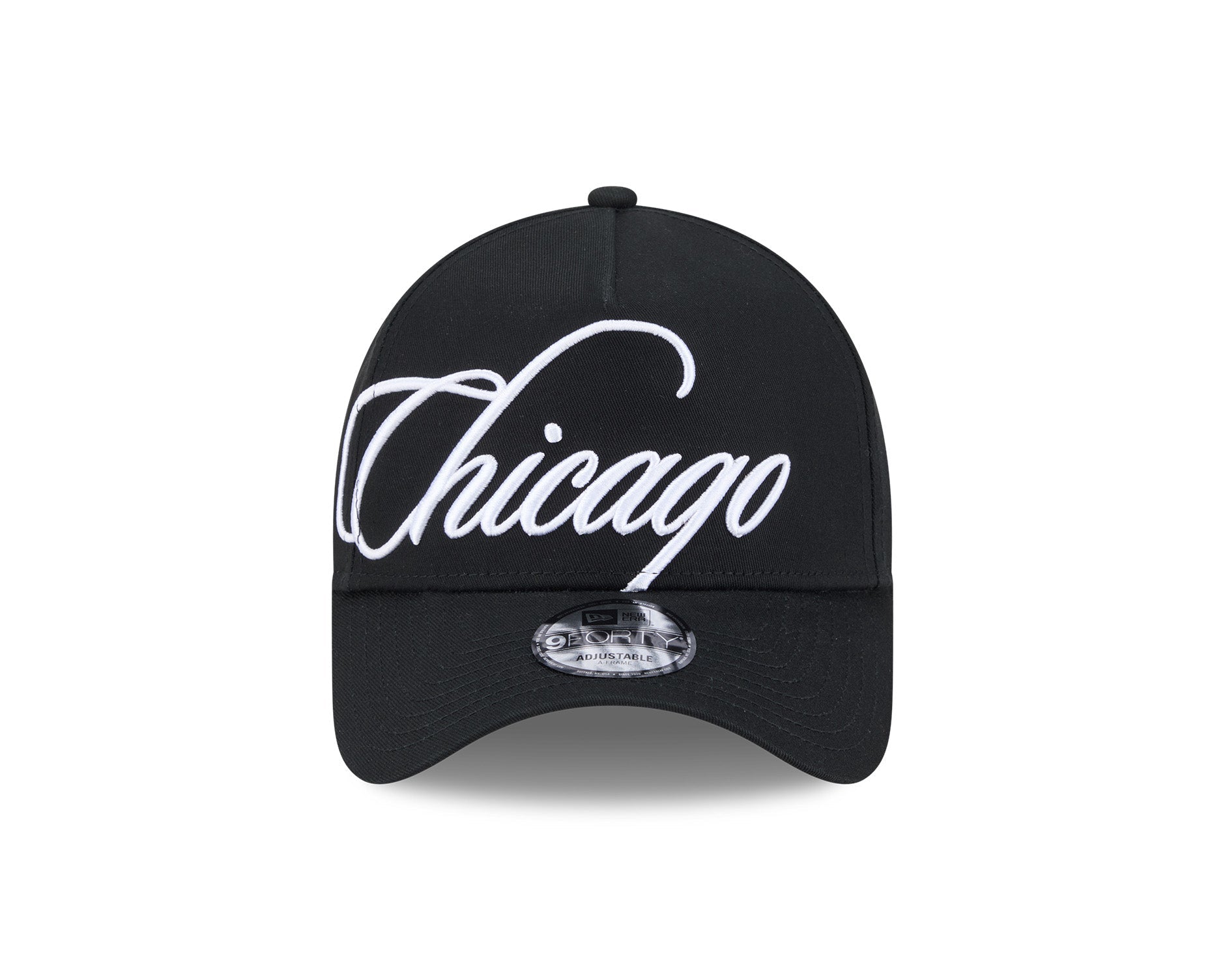 New Era 9Forty A-Frame MLB Calligraphic Chicago White Sox Black