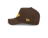 New Era 9Forty A-Frame MLB Calligraphic San Diego Padres Brown