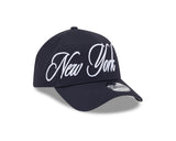 New Era 9Forty A-Frame MLB Calligraphic New York Yankees Navy