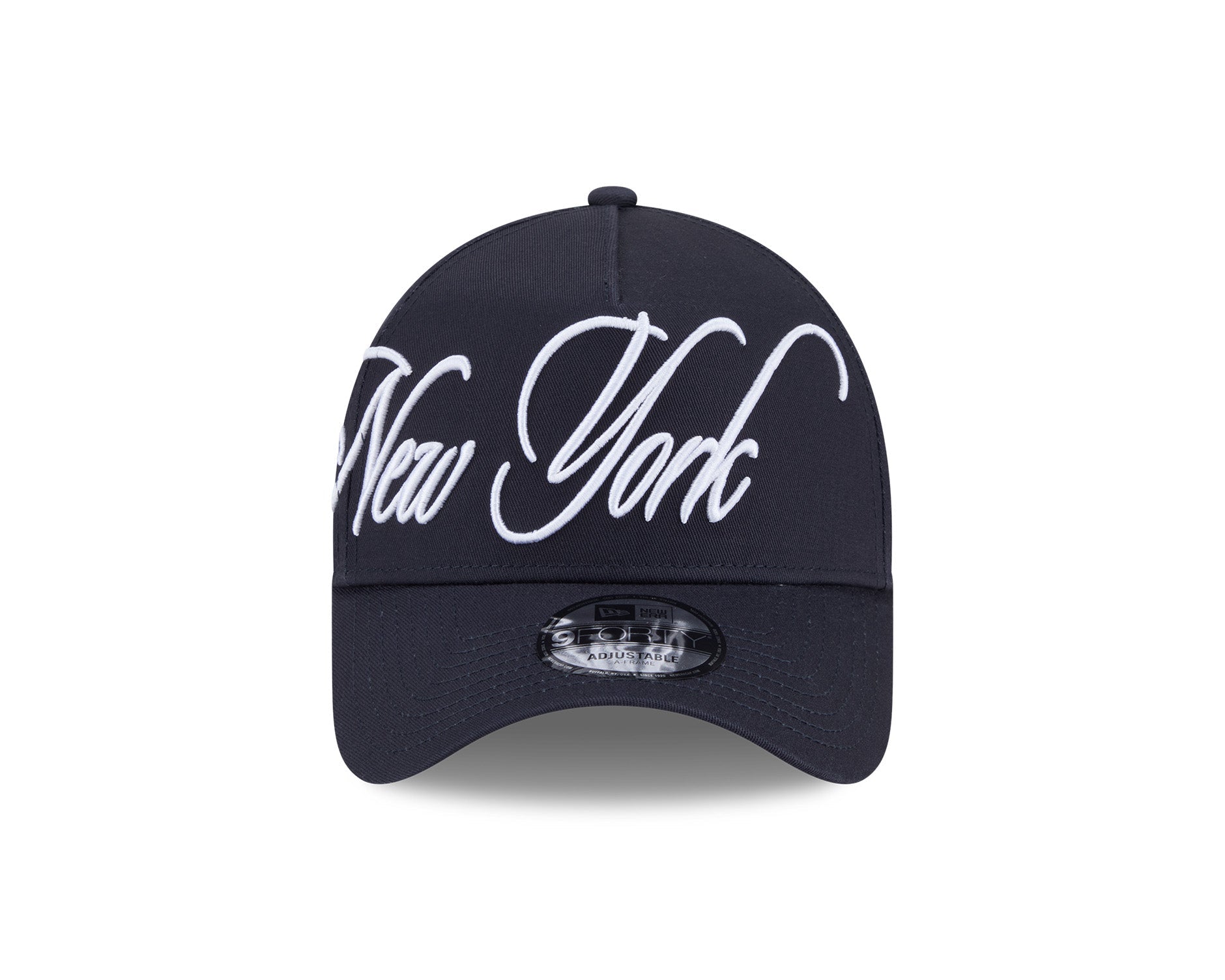 New Era 9Forty A-Frame MLB Calligraphic New York Yankees Navy