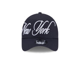 New Era 9Forty A-Frame MLB Calligraphic New York Yankees Navy