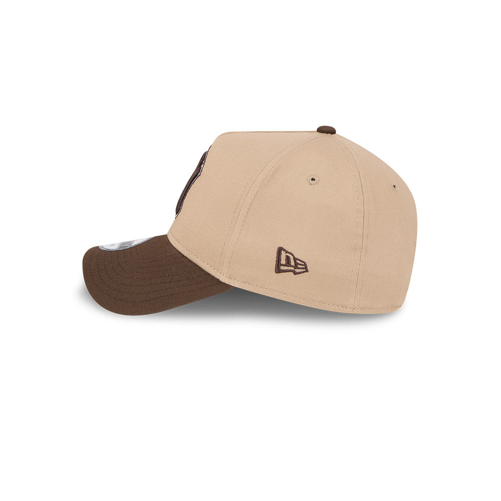 New Era 9Forty A-Frame MLB Camel 2Tone World Series New York Yankees Walnut