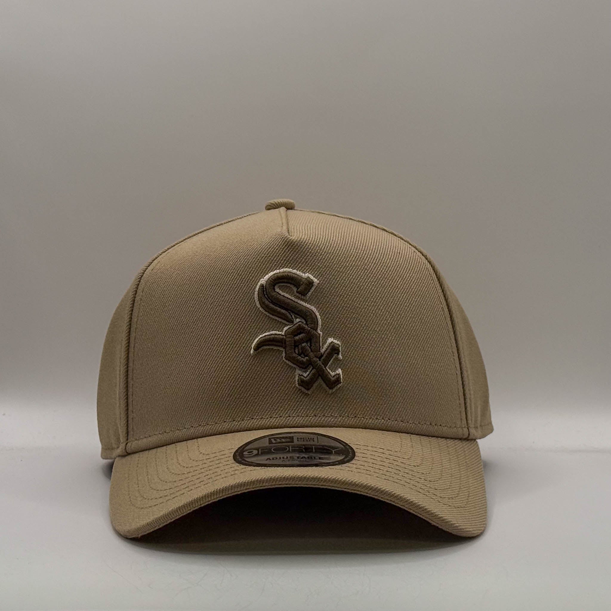 New Era 9Forty A-Frame MLB Camel Stone Chicago White Sox