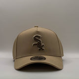 New Era 9Forty A-Frame MLB Camel Stone Chicago White Sox