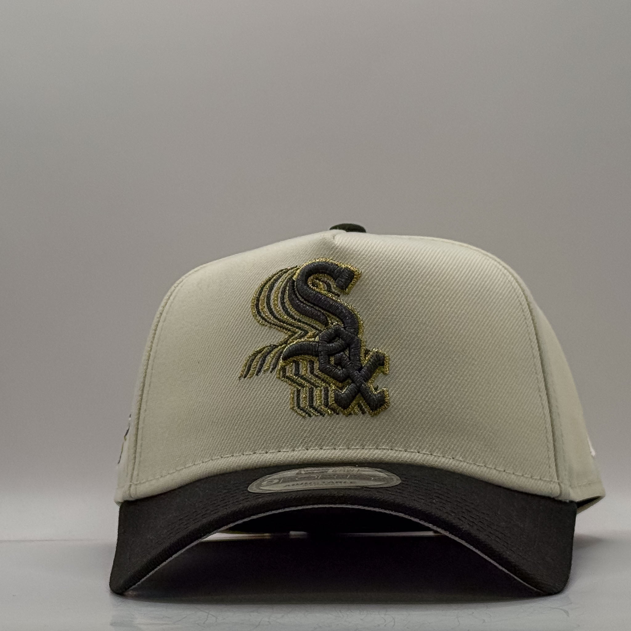 New Era 9Forty A-Frame MLB Cascade World Series Chicago White Sox Chrome/Black