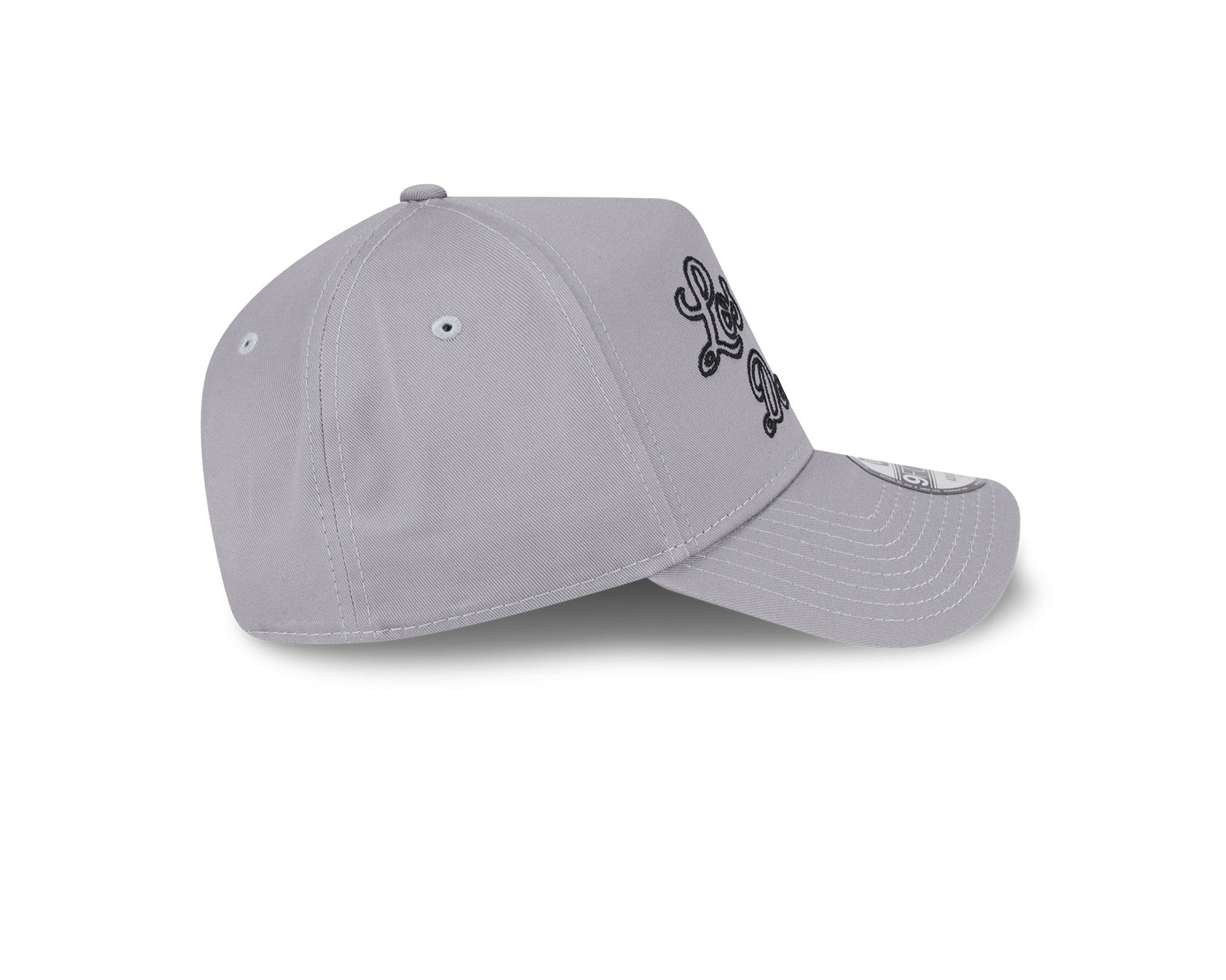 New Era 9Forty A-Frame MLB Chainstitch Script Los Angeles Dodgers Graphite