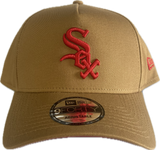 New Era 9Forty A-Frame MLB Chicago White Sox Wheat Scarlet