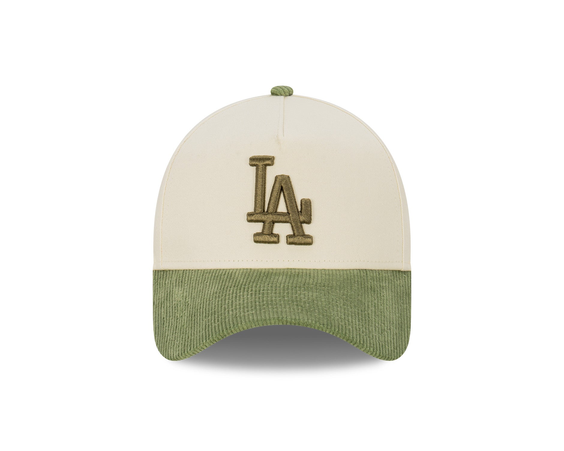 New Era 9Forty A-Frame MLB Chrome Cord Los Angeles Dodgers Chrome White/Olive