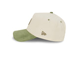 New Era 9Forty A-Frame MLB Chrome Cord Los Angeles Dodgers Chrome White/Olive