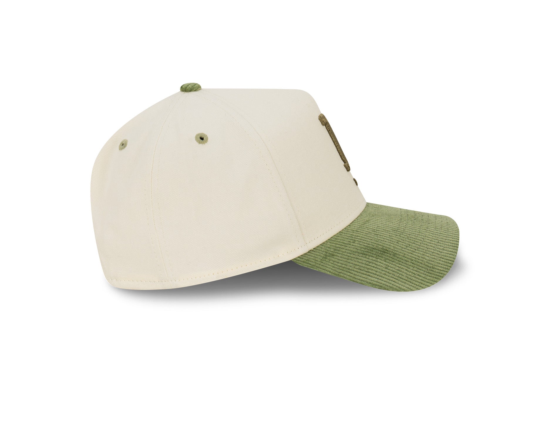 New Era 9Forty A-Frame MLB Chrome Cord Los Angeles Dodgers Chrome White/Olive