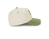 New Era 9Forty A-Frame MLB Chrome Cord Los Angeles Dodgers Chrome White/Olive