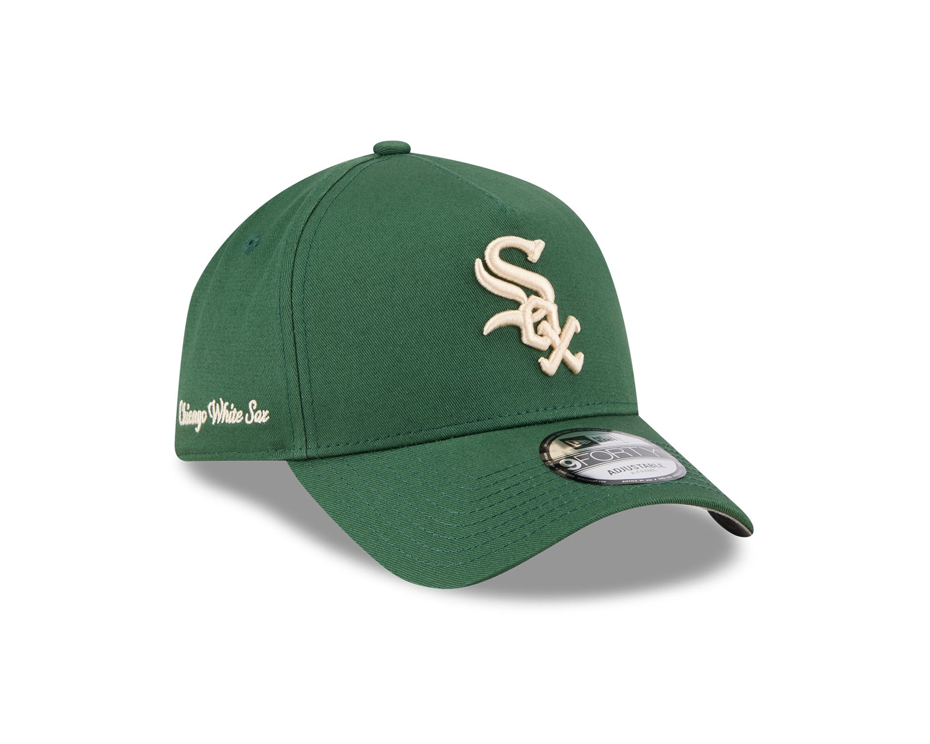 New Era 9Forty A-Frame MLB Cilantro Script Chicago White Sox