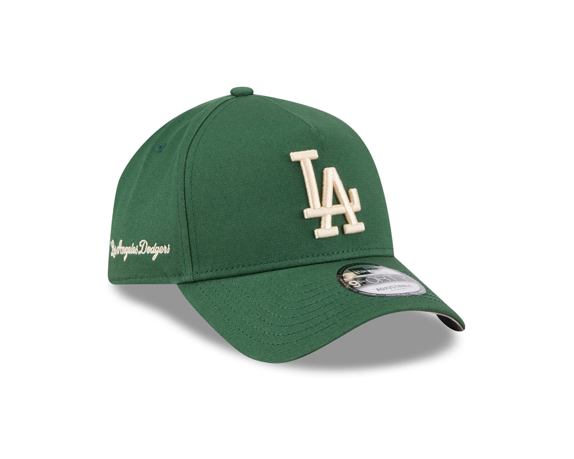 New Era 9Forty A-Frame MLB Cilantro Script Los Angeles Dodgers