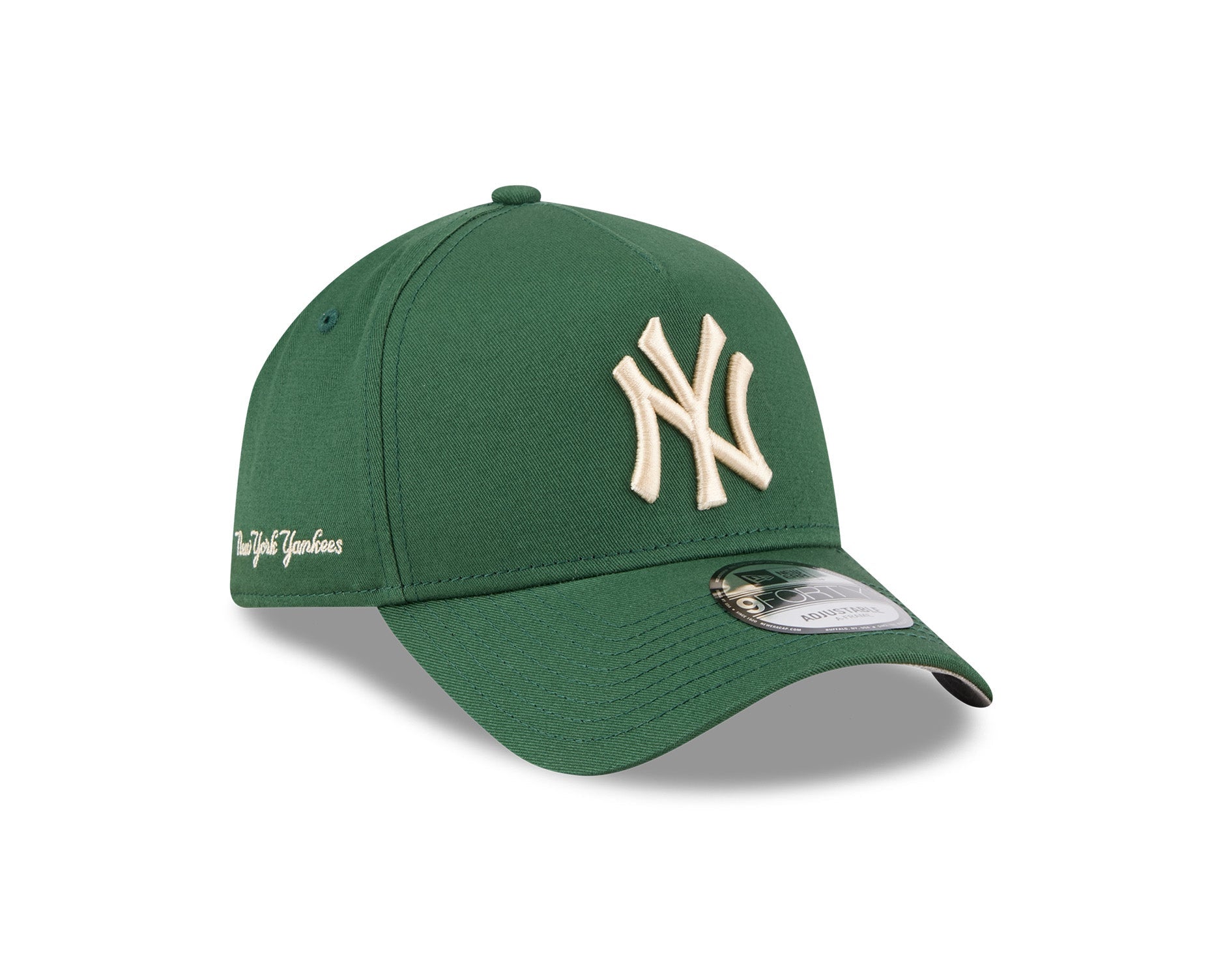 New Era 9Forty A-Frame MLB Cilantro Script New York Yankees