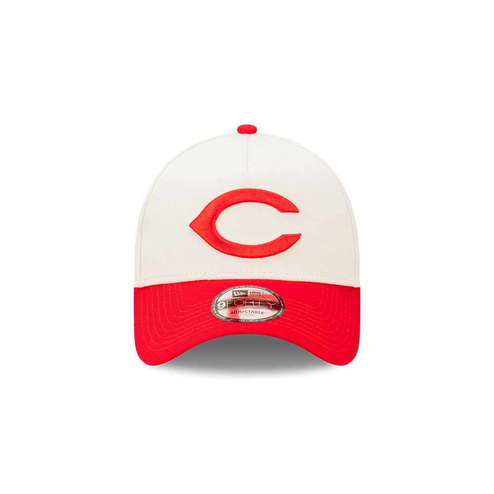 Cincinnati Reds Frame New Era 9Forty A-Frame MLB Cincinnati Reds Vintage White – Cap-Z Australia