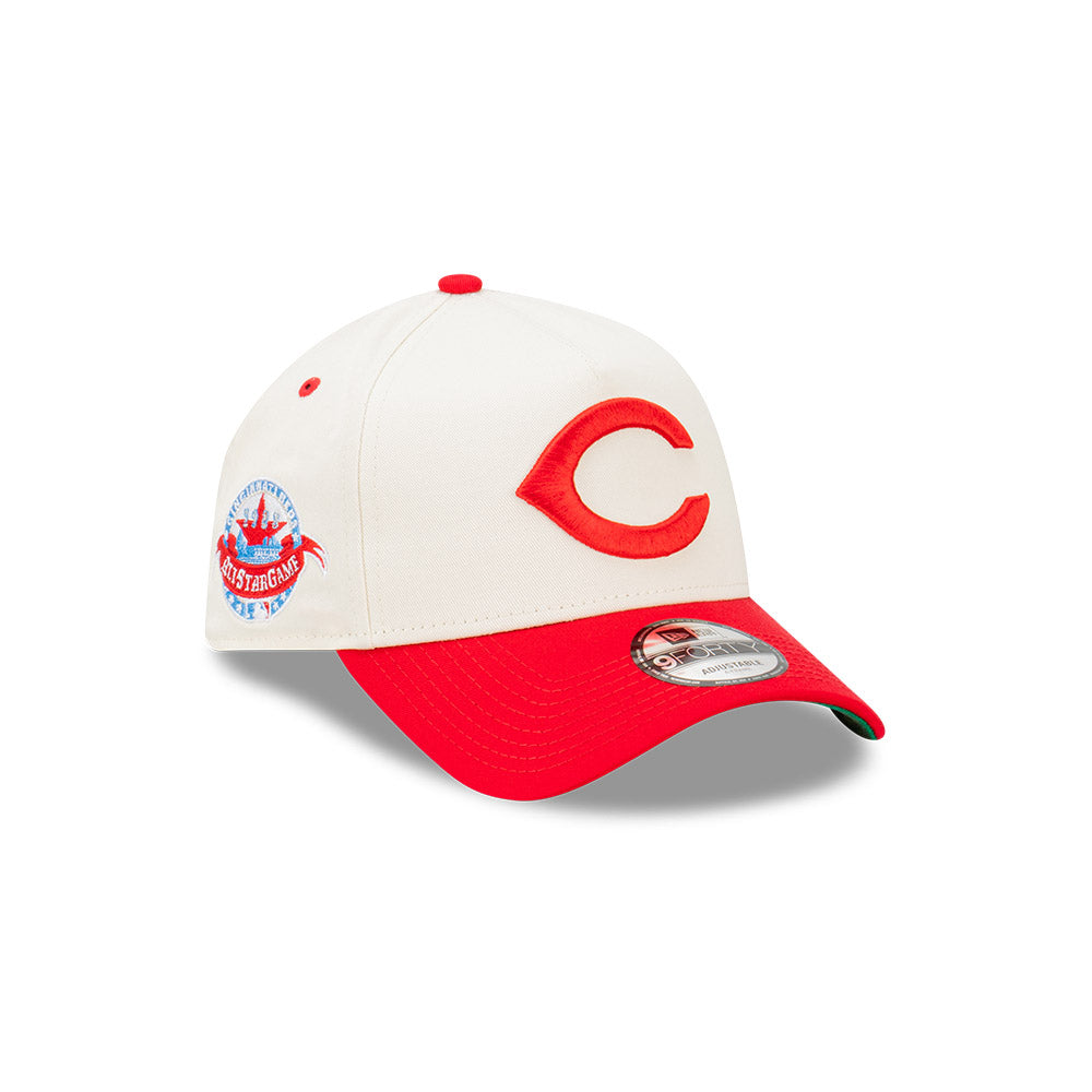 Cincinnati Reds Frame New Era 9Forty A-Frame MLB Cincinnati Reds Vintage White – Cap-Z Australia