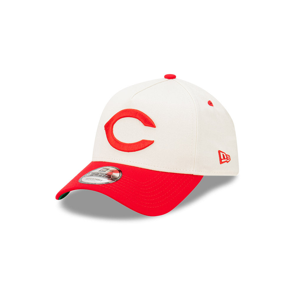 Cincinnati Reds Frame New Era 9Forty A-Frame MLB Cincinnati Reds Vintage White – Cap-Z Australia