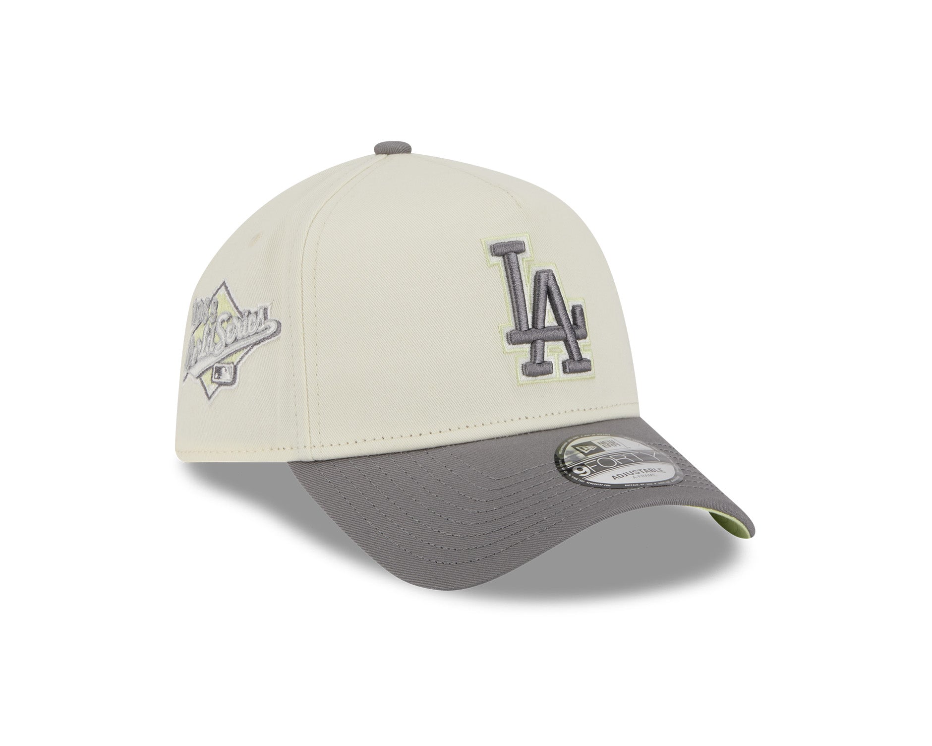 New Era 9Forty A-Frame MLB Cockatoo Los Angeles Dodgers Chrome White/Steel Grey