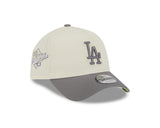 New Era 9Forty A-Frame MLB Cockatoo Los Angeles Dodgers Chrome White/Steel Grey