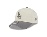 New Era 9Forty A-Frame MLB Cockatoo Los Angeles Dodgers Chrome White/Steel Grey